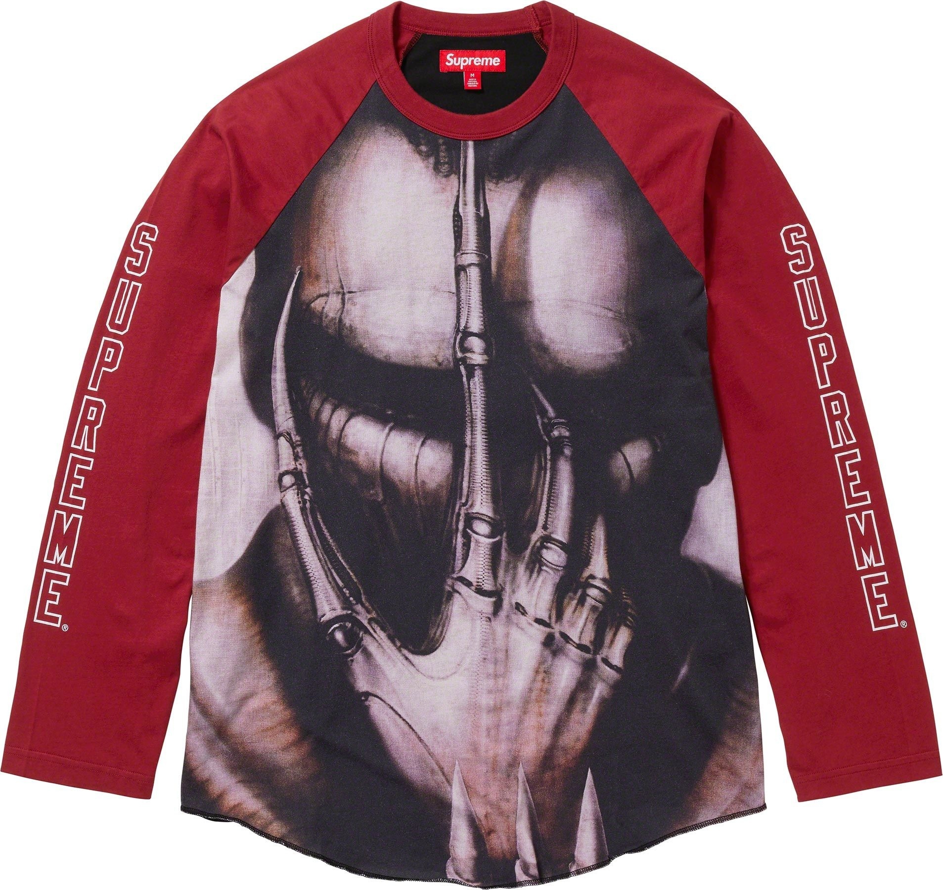 H.R. Giger Raglan L/S Top view 3